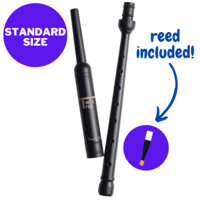 bagpipe practice chanter by R.G. Hardie in Scotland - regular length