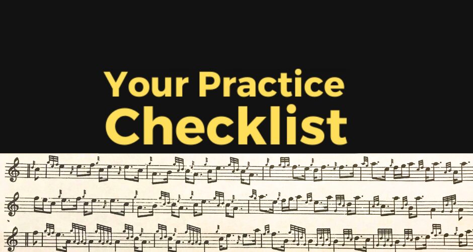 BagpipeLessons.com Practice Checklist